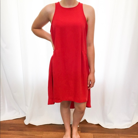 Red high low dress - Picture 2 of 8